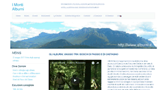 Desktop Screenshot of alburni.it
