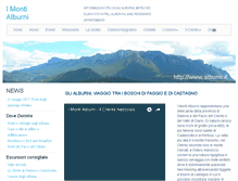 Tablet Screenshot of alburni.it